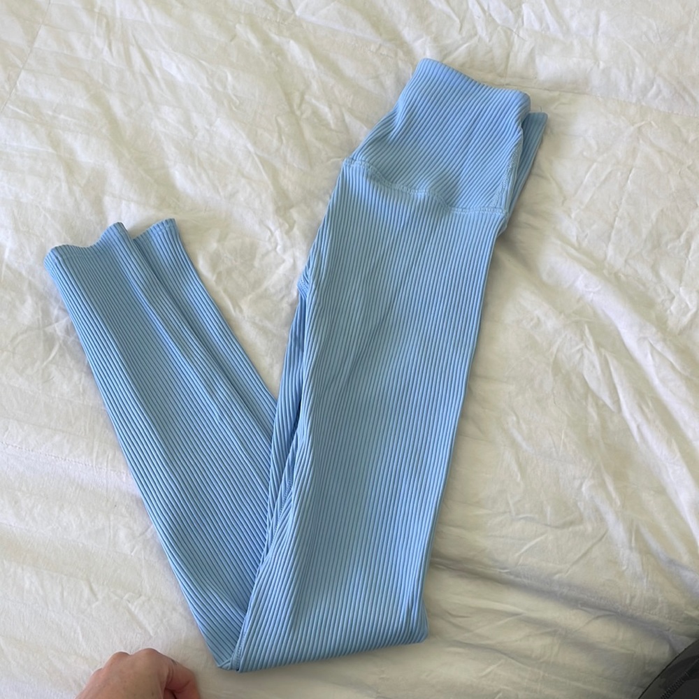 Carbon 38 baby blue leggings size xs